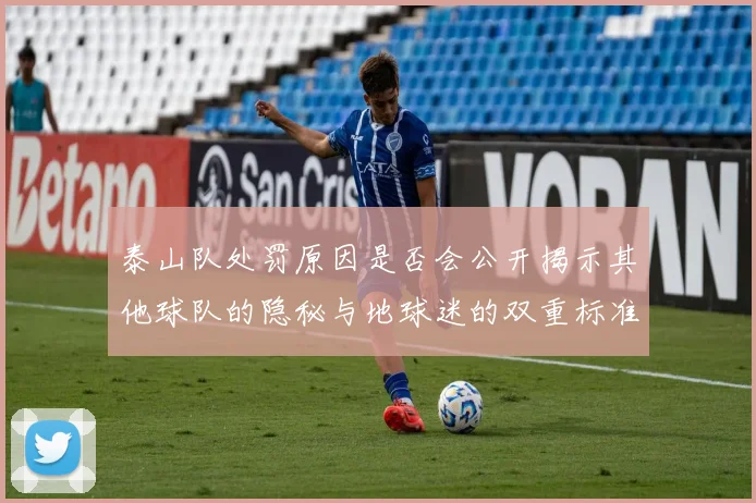 泰山队处罚原因是否会公开揭示其他球队的隐秘与地球迷的双重标准